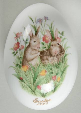 Noritake Easter Egg Easter Bunny In Basket - Boxed