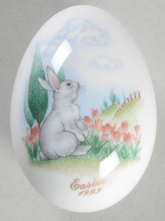 Noritake Easter Egg Easter Bunny And Clouds - Boxed