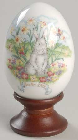 Noritake Easter Egg Rabbit And Flowers - Boxed