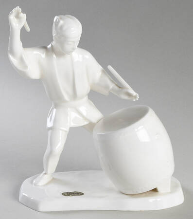 Noritake Figurines Yagibushi-Drum Of Village Festival - No Box