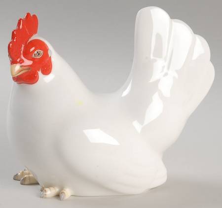 Noritake Figurines Bantam Hen-White - No Box