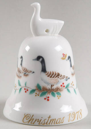 Christmas Bell Six Geese - Boxed