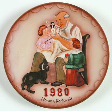 Annual Plate by Norman Rockwell Club