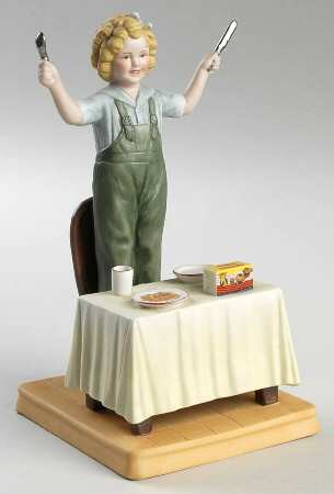 Shirley Temple Collection Figurines Curly Top - Boxed