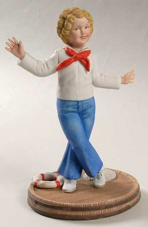 Shirley Temple Collection Figurines Captain January - Boxed