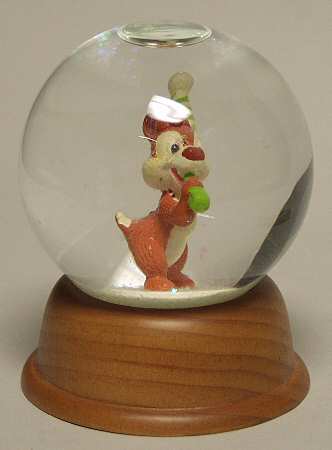 Disney Holiday Snowglobe Dale-New Year's Day - No Box
