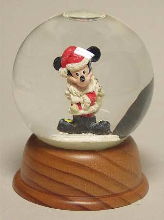 Disney Holiday Snowglobe Mickey Mouse Christmas - No Box