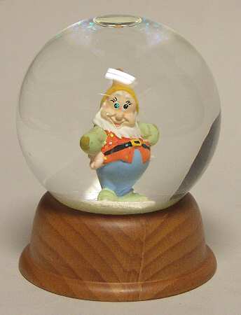 Disney Holiday Snowglobe Happy - No Box