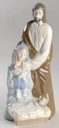 Nadal Porcelain Figurines Holy Family - No Box