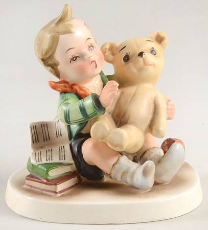 Napco Figurines and Giftware Boy With Teddy Bear - No Box