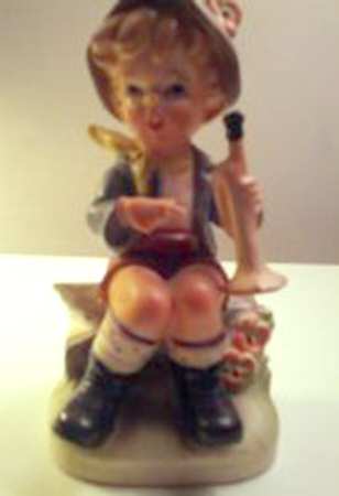 Napco Figurines and Giftware Boy With Musical Horn - Boxed
