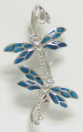 Nicole Barr Jewelry Dragonfly Double-Turquoise - Boxed