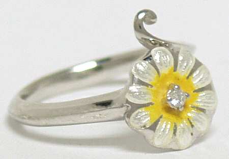 Nicole Barr Jewelry Daisy-Diamond .018ct - With Box