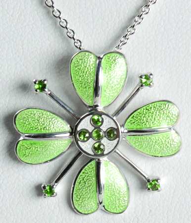 Nicole Barr Jewelry 4 Heart Lime-Tsavorite - Boxed