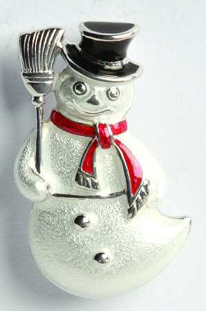 Nicole Barr Jewelry Snowman - Boxed