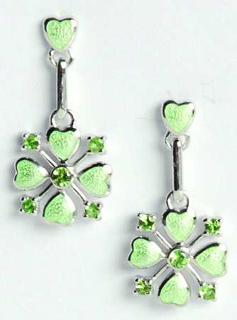 Nicole Barr Jewelry 4 Heart Lime-Tsavorite - Boxed