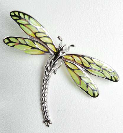 Nicole Barr Jewelry Dragonfly-Lime Small - Boxed