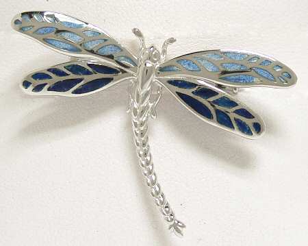 Nicole Barr Jewelry Dragonfly-Blue Small - Boxed