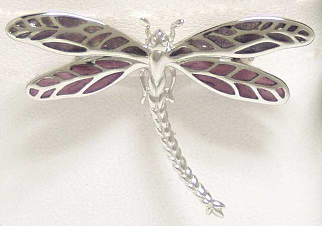 Nicole Barr Jewelry Dragonfly-Purple Small - Boxed