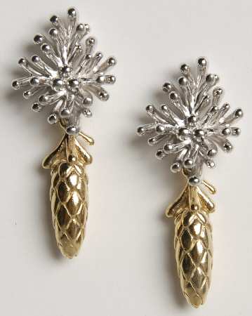 Nicole Barr Jewelry Pinecone-Sterling - Boxed