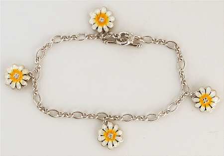 Nicole Barr Jewelry Daisy-Diamond .07ct - Boxed