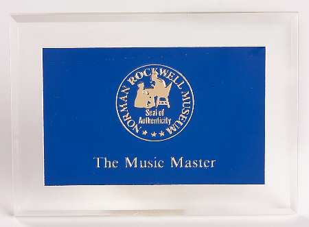 Advertising Signs Norman Rockwell Museum-Music Master - Plastic Advertising Signs