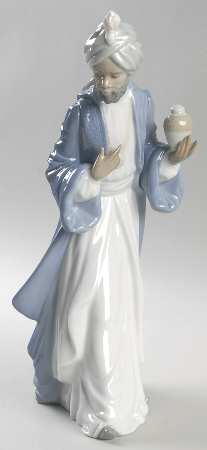 NAO Nativity Figurines King Balthasar With Jug - Boxed