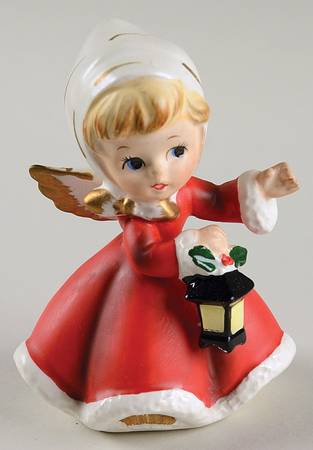 Christmas Angel Angel With Lantern - No Box