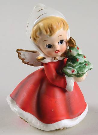 Christmas Angel Angel With Christmas Tree - No Box