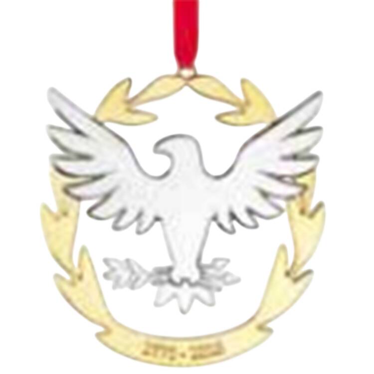 Nambe Christmas Ornaments 250th Anniversary Eagle - Boxed