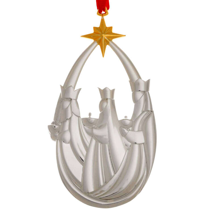 Nambe Christmas Ornaments Wisemen - Boxed