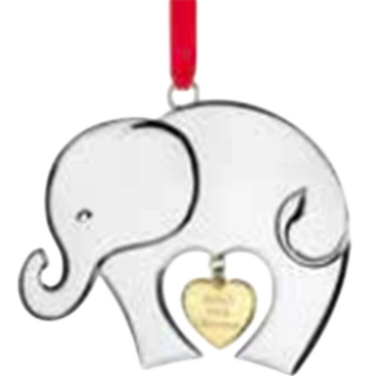 Baby's First Christmas Elephant - Wtih Box Bx2026
