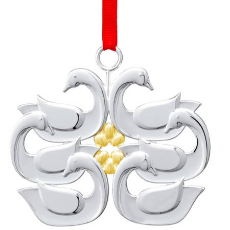 12 Days of Christmas Ornaments 6 Geese A Laying - Boxed