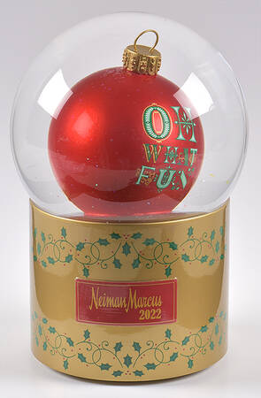 Annual Christmas Art Snowglobe by Neiman Marcus