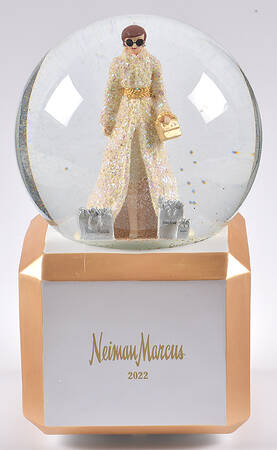 Annual Lady Shopper Snowglobe by Neiman Marcus
