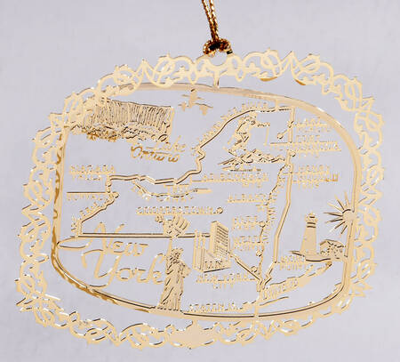 Landmarks Ornaments New York State - Boxed