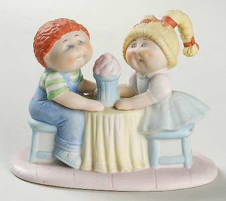 Cabbage Patch Kids Sharing A Soda Cream - Boxed