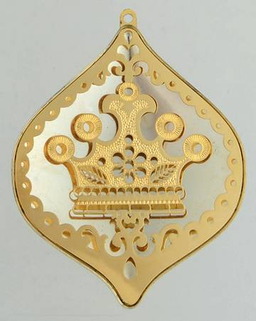 Christmas Ornament King's Crown - No Box