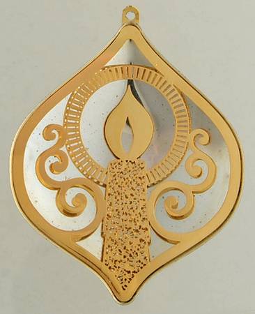 Christmas Ornament Candle - No Box