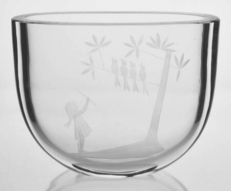 Orrefors Figurines Vase Oval - No Box