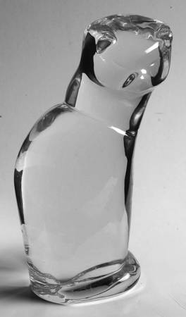 Orrefors Figurines Cat-Tall - No Box