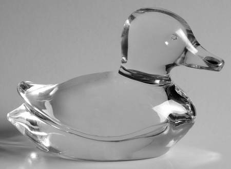 Orrefors Figurines Duck - Boxed