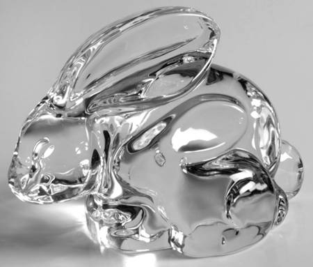 Orrefors Figurines Rabbit-Mother With Baby - Boxed