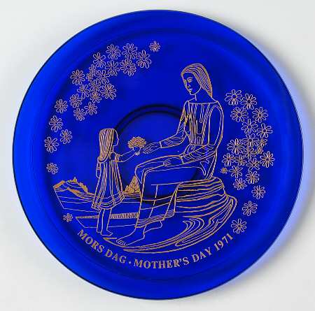 Mothers Day Plate Flowers For Mother - No Box