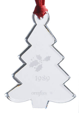 Orrefors Christmas Ornament Christmas Tree Shape - Boxed