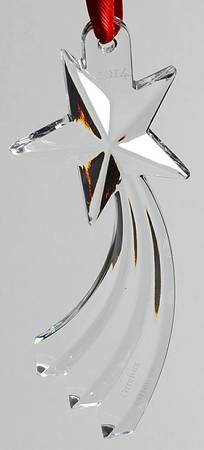 Orrefors Christmas Ornament Shooting Star - Boxed