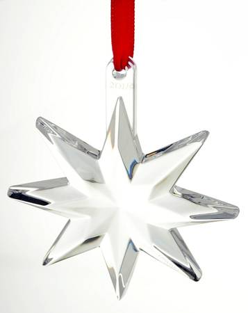 Orrefors Christmas Ornament Star - Boxed