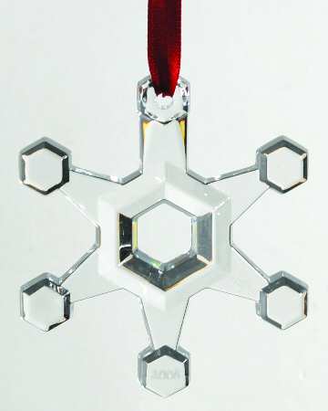 Orrefors Christmas Ornament Snowflake - Boxed