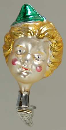 Clowns & Males Boy Head Clip - No Box