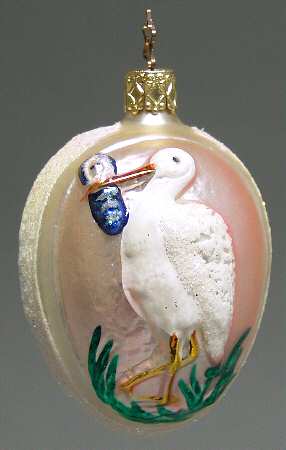 Forms Stork With Baby - No Box